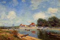 Sisley, Alfred - Loing Dam at Saint-Mammes